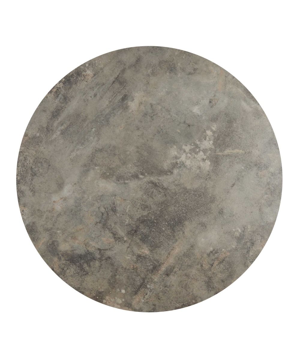 Anthracite Metal Rock effect Laminate Restaurant Table Top - 25mm