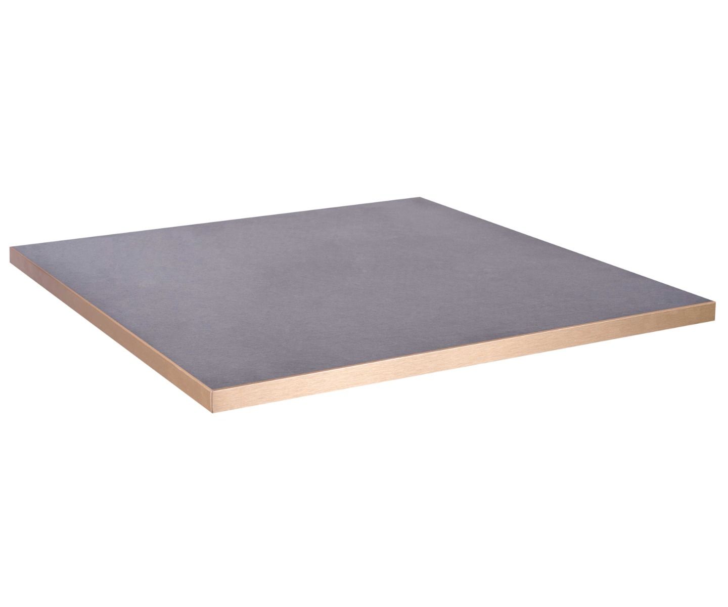Cupria Slate - Copper edge Laminate Restaurant Table Top - 25mm
