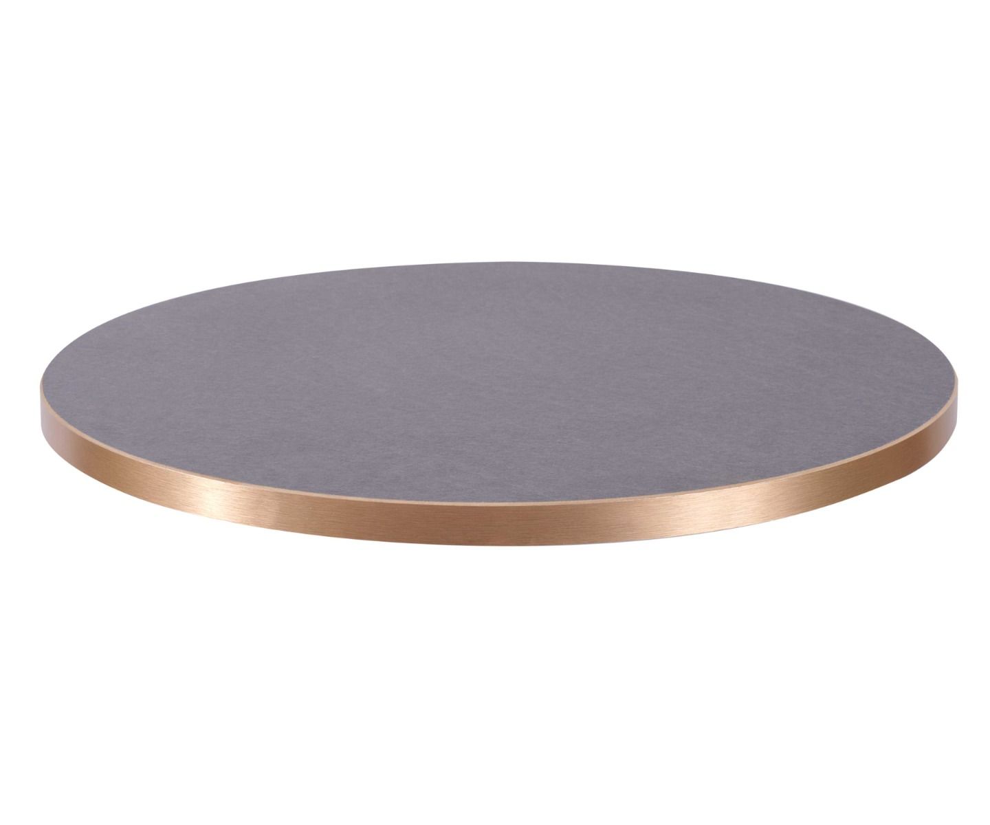 Cupria Slate - Copper edge Laminate Restaurant Table Top - 25mm