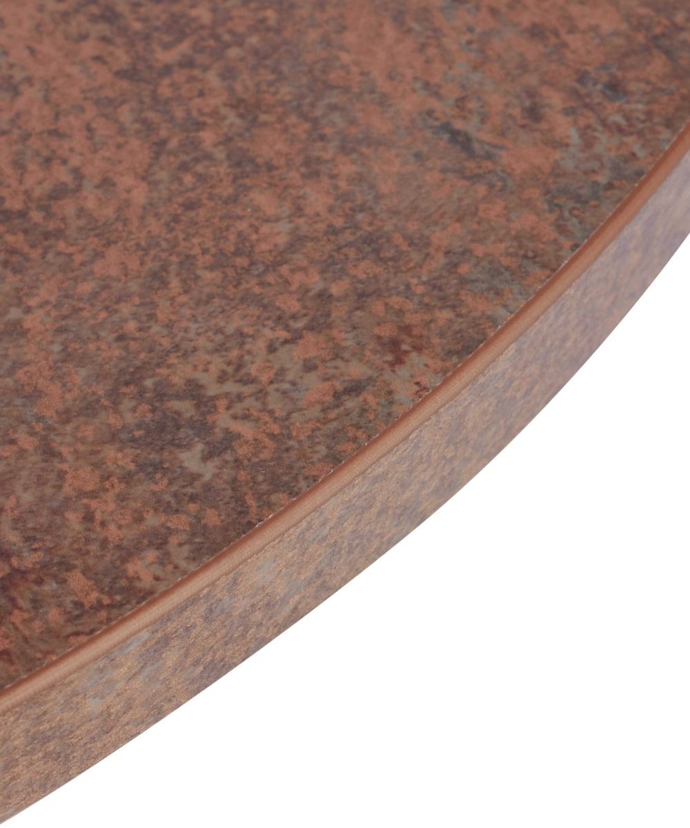 Bronze effect Laminate Restaurant Table Top - 25mm