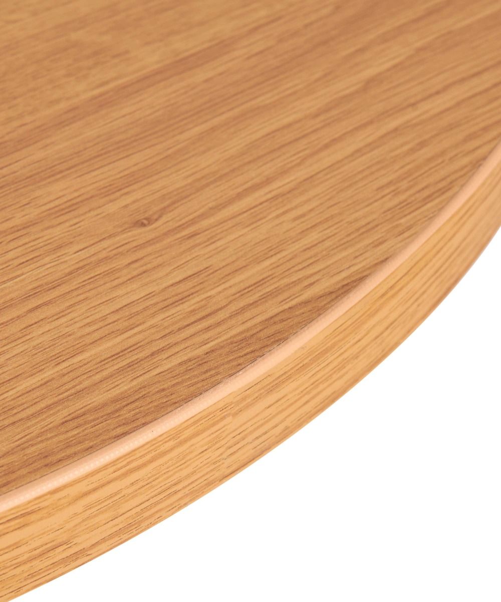 Lancaster Oak Effect Laminate Restaurant Table Top - 25mm