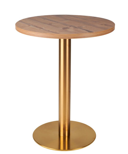 Black Pietra - Gold edge Laminate Restaurant Table Top - 25mm